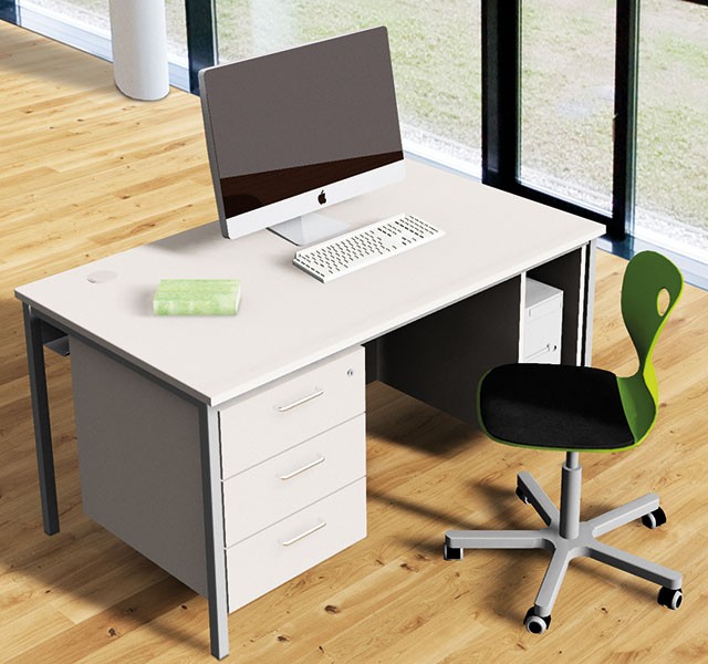 Monitor-desks with 4-base frame for teachers